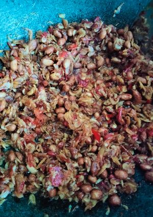 Foto resep Sambel rebon kacang