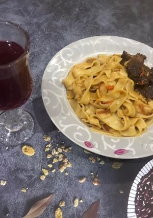 A picture of Jollof Pasta.