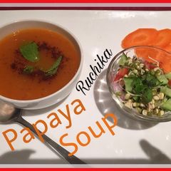 A picture of Raw Papaya Soup.