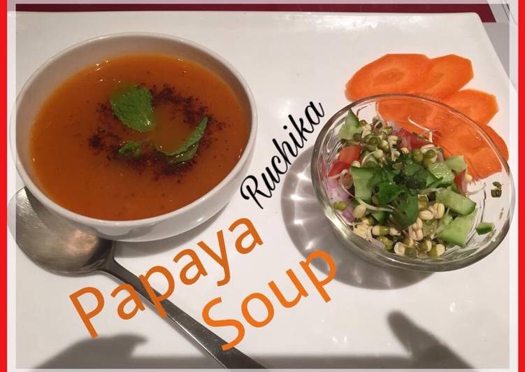 Recipe of Ultimate Raw Papaya Soup