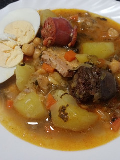 Una foto de Cocido de garbanzos