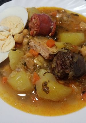 Una foto de Cocido de garbanzos