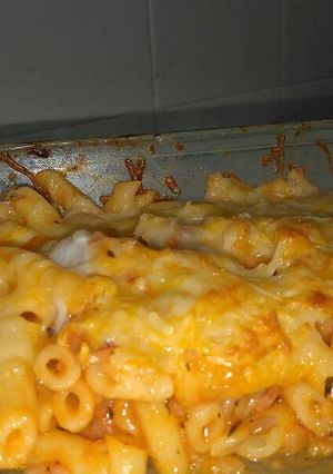 Una foto de Macarrones rico rico