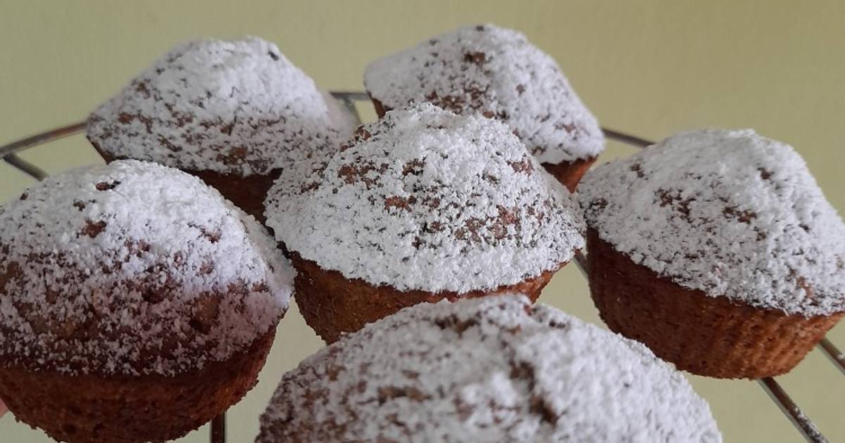 Cupcakes fáciles de avena harina integral y coco Receta de Ana Paola