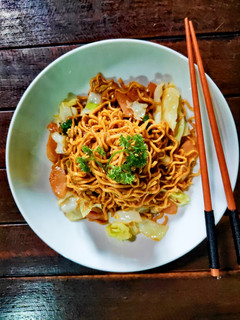 Foto resep Mie goreng sosis