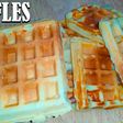 Waffles receta fácil!