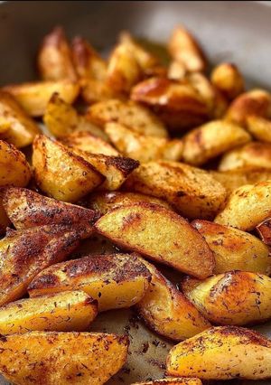 Zdjęcie przepisu Pieczone ziemniaki.