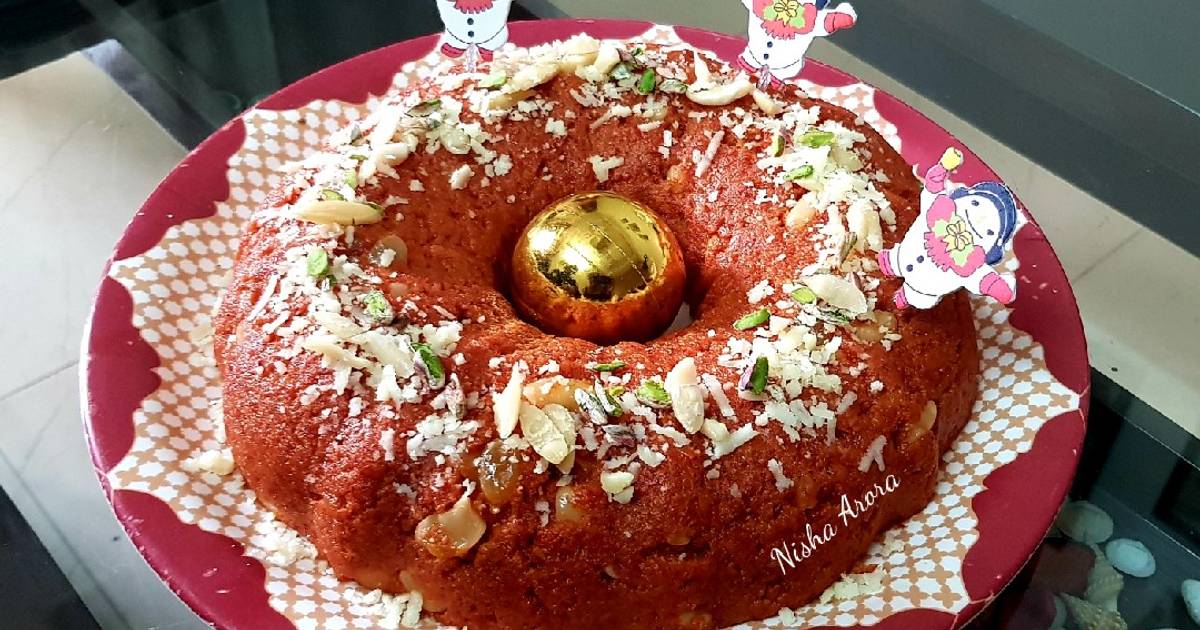 Gajar ka Halwa Cake (Indian Carrot Cake) | My Heart Beets