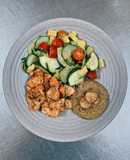 Cá hồi lúc lắc sốt gừng - lá chanh [Eat clean - Lose weight]