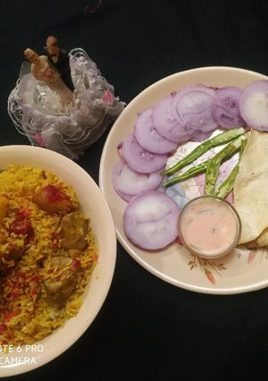চিকেন এঁচোড় বিরিয়ানি (chicken enchor biryani recipe in Bengali) রেসিপির প্রধান ছবি