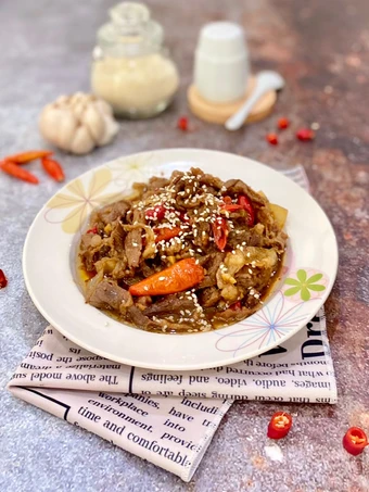 Langkah Gampang Membuat Resep Hot &amp; Spicy Beef Teriyaki Anti Ribet, Mantap