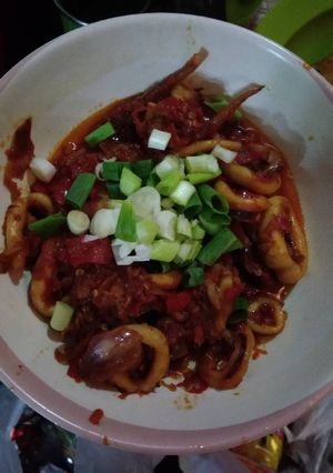 Foto resep Cumi cumi balado (pedasmanis)