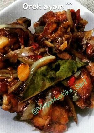Foto resep Orek ayam pedas