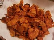 A picture of sweet potato baked chips