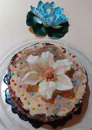 عکسی از دستور کیک کاکائوی ۲۵سالگی