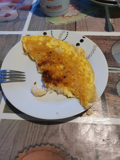 Una foto de Tortilla de gambas