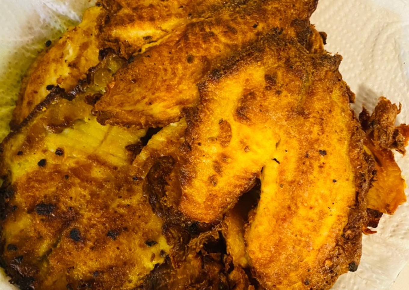 Crispy fish fillets