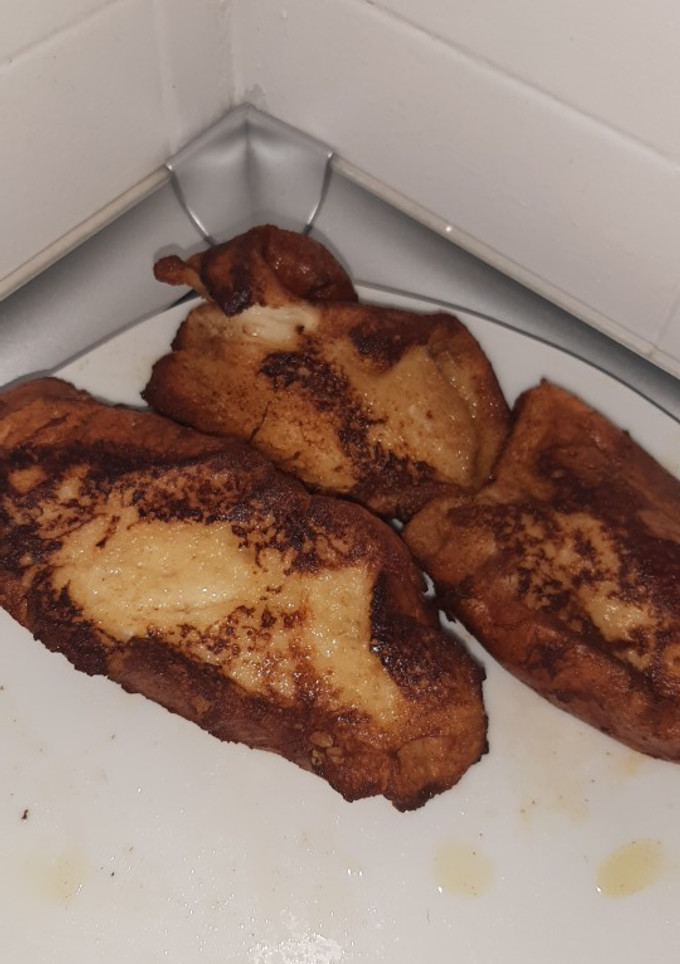 Una foto de Torrijas con pan de taona