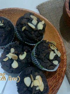 Foto resep Ketan Hitam Pisang Muffins (#gluten free)