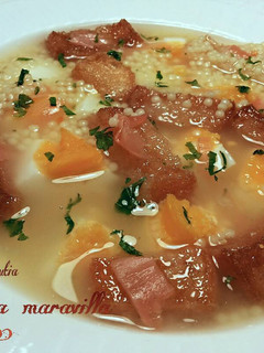 Una foto de Sopa maravilla de sobre, con un toque Urrutia