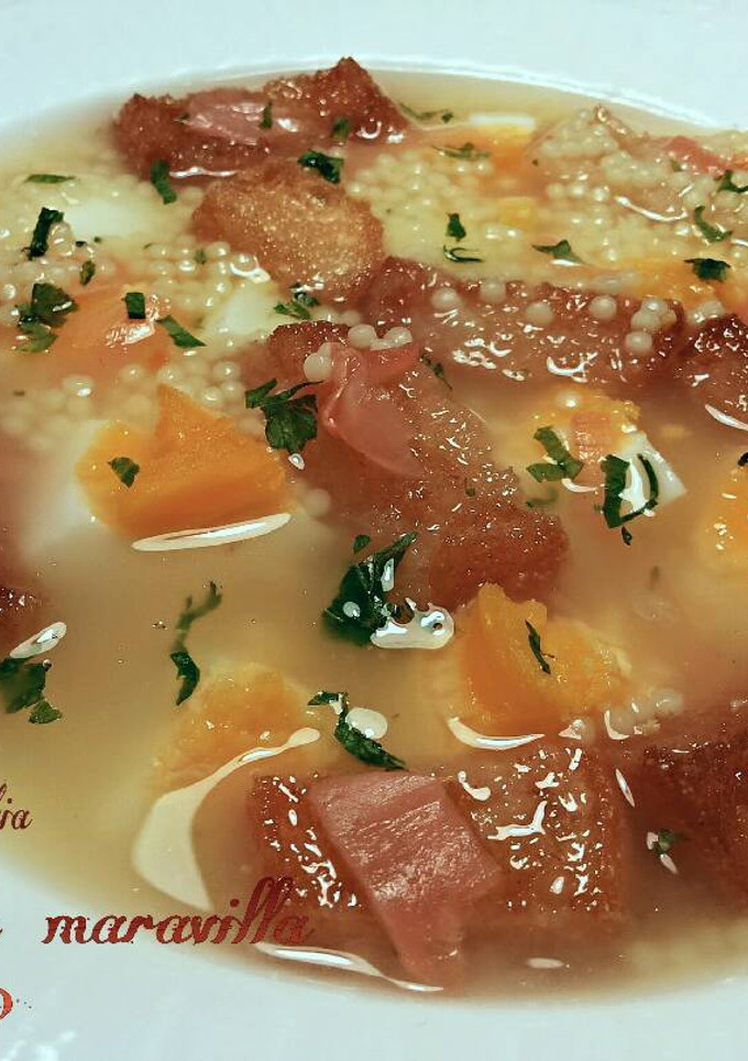 Una foto de Sopa maravilla de sobre, con un toque Urrutia