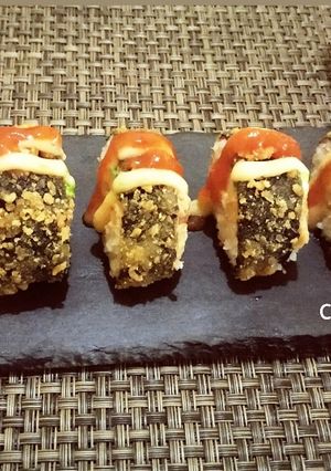 Foto resep Sushi Crispy Tuna Mayo ala MamaKeanu