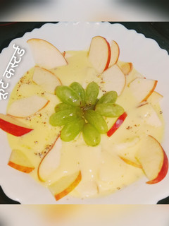 फ्रूट कस्टर्ड (fruit custard recipe in Hindi) रेसिपी मुख्य फोटो