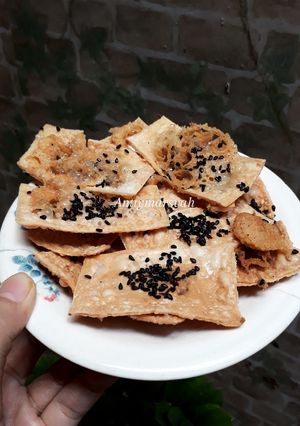 Foto resep Kerupuk pangsit KW