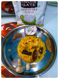 Mushroom Briyani/காளான் பிரியாணி செய்முறை முக்கிய புகைப்படம்