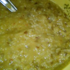 A picture of Moong daal khichdi.