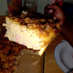 A picture of Nono bacon pasta.