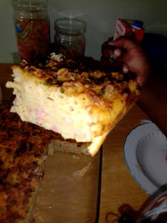 A picture of Nono bacon pasta.