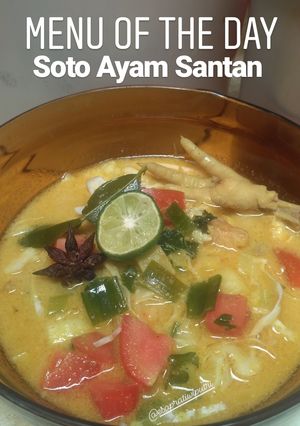 Foto resep Soto Ayam Santan Kara