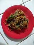 Chop suey de germen de lentejas