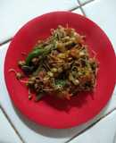 Chop suey de germen de lentejas