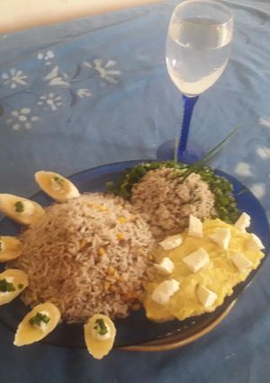 Una foto de Mojito de chucho con huevas de curvina