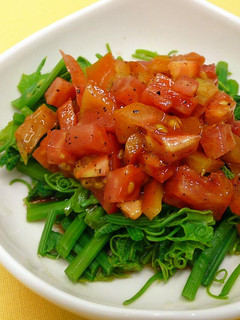 番茄莎莎拌龍鬚菜 ★冷盤龍鬚菜4★ 的食譜成品照片