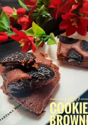 A picture of Oreo brownie.