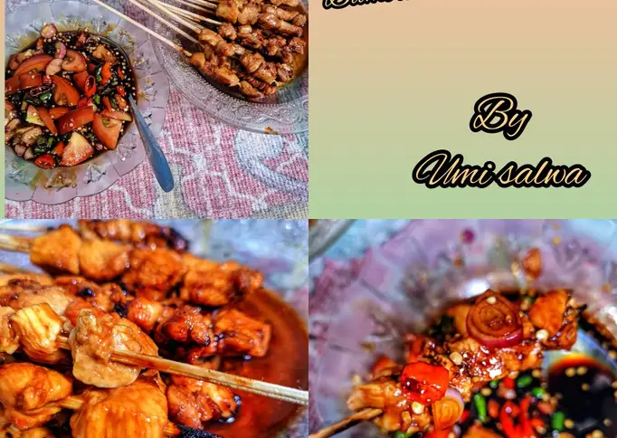 Sate Ayam Bumbu Dan Sambel Kecap