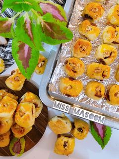 عکسی از دستور کلوچه خرمایی لقمه ای