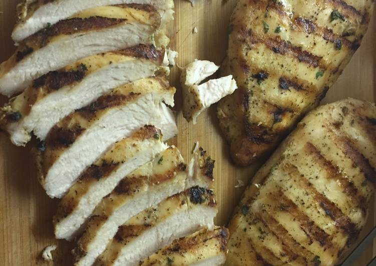 Steps to Prepare Ultimate Electric grill grilled chicken… Moist
