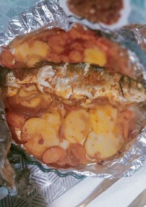 صورة لوصفة اشهى والذ حوت 😋😋