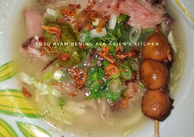 Soto ayam bening ala Arien's kitchen