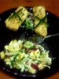Lemon and white pepper cod