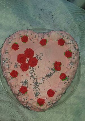 Una foto de Torta de corazón