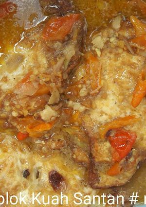 Foto resep Telor Ceplok Kuah Santan