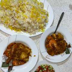 جمبري الكيجن مع الرز 🍤😋-レシピのメイン写真