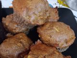 Razowe muffiny z jabłkiem i cynamonem (zdrowe)