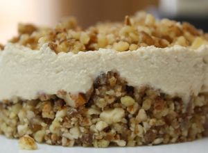 Una foto de Mini tarta vegana de tofu y vainilla en 10 min - 👉 Postres Veganos Fáciles y Rápidos