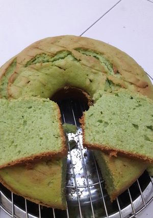 Foto resep Bolu Sukun Pandan